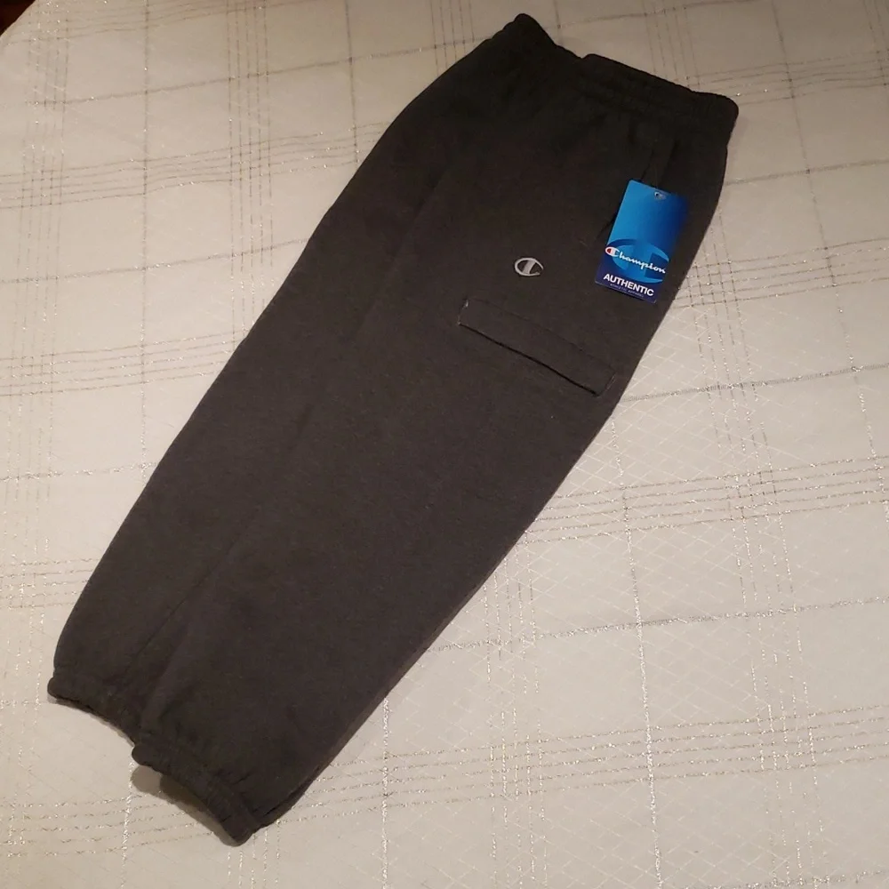 Champion NEW Active Jogger Pants Sweatpants Boy's Toddler Kids Warm Cotton GREY
